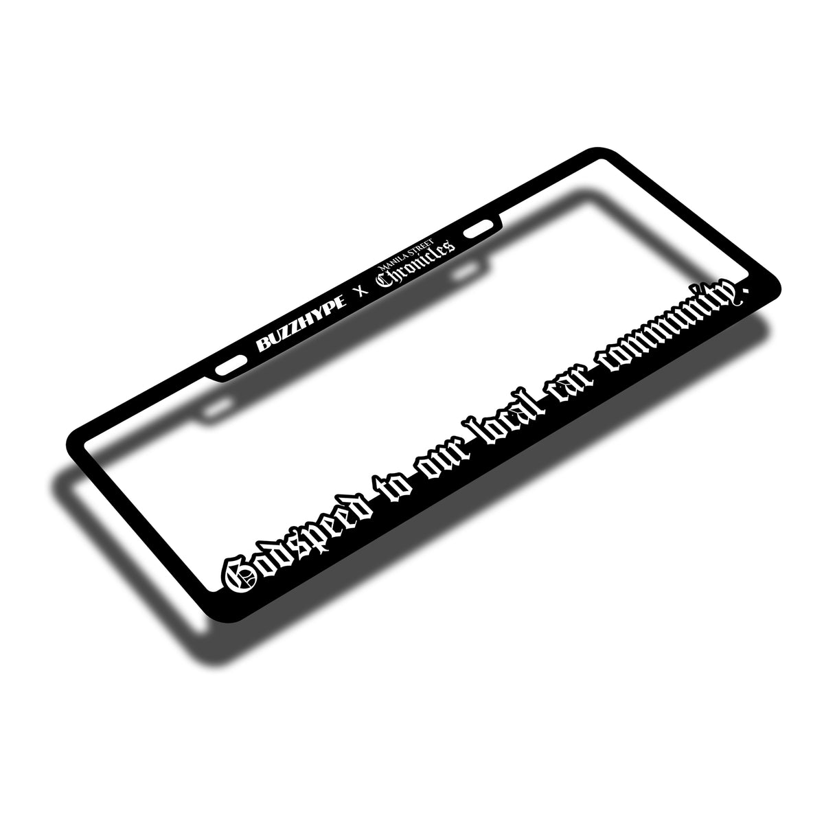 Manila Street Chronicles x BUZZHYPE Car Plate Frame BUZZHYPE Motorsport