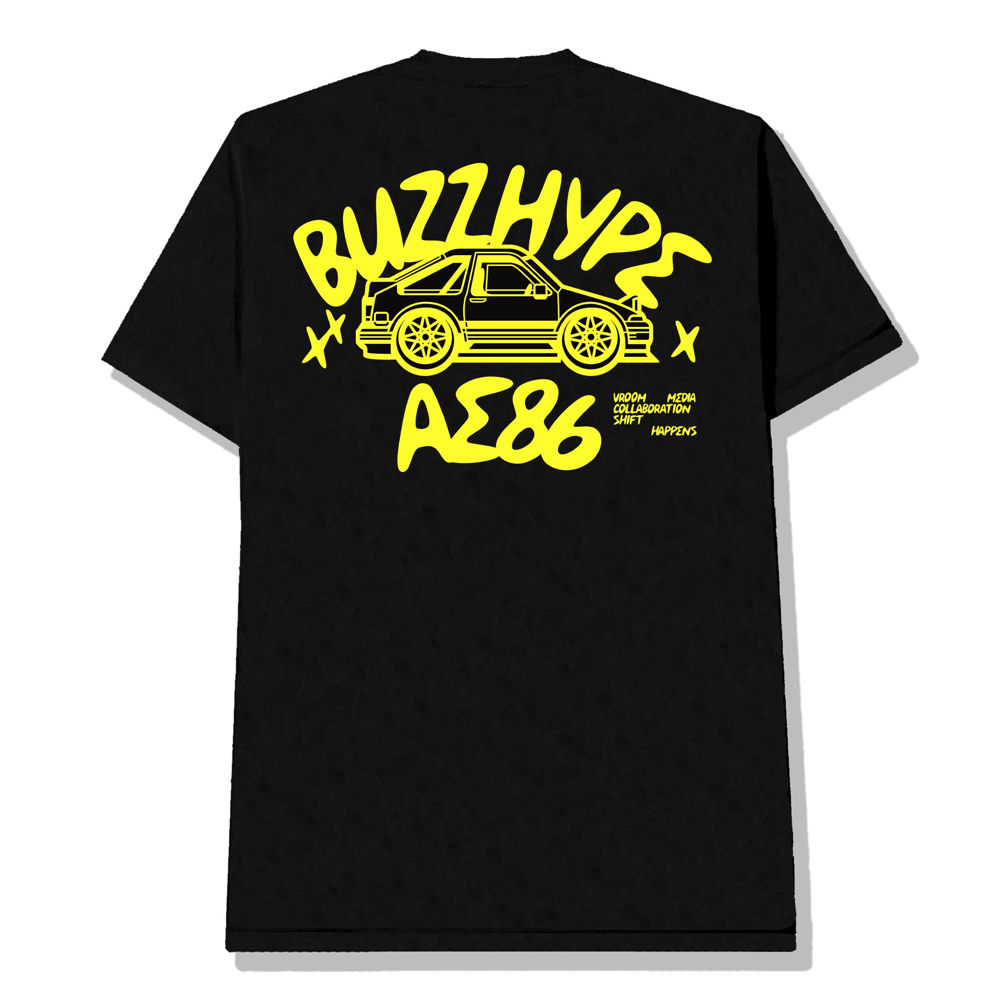 Vroom x BUZZHYPE AE86 in Black Tee