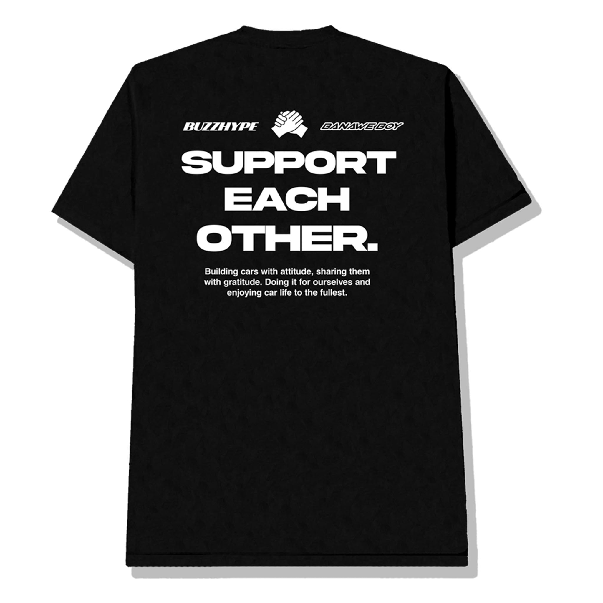 Support Each Other in Black Tee