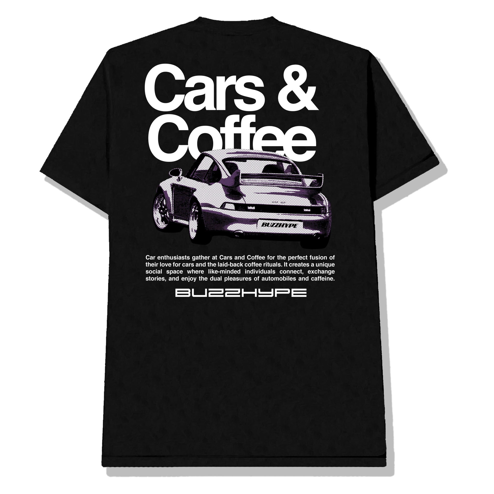 Cars & Coffee in Black Tee