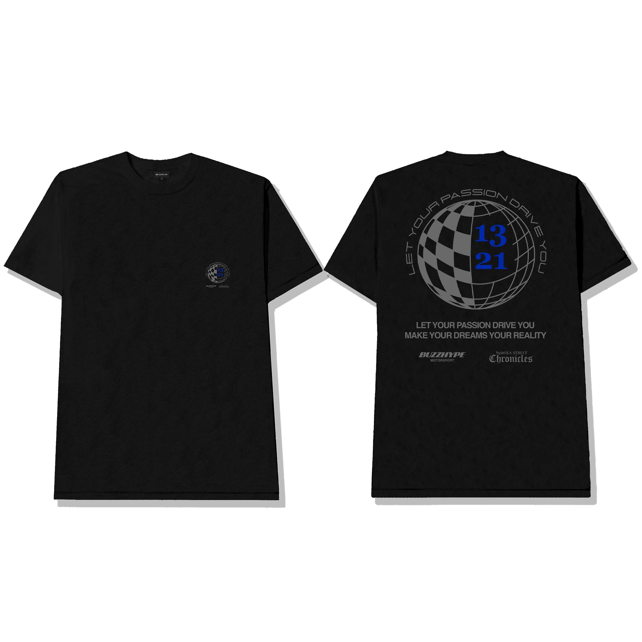 Manila Street Chronicles x BUZZHYPE Passion Driven in Black tee