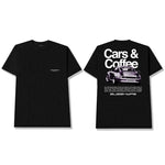 Load image into Gallery viewer, Cars &amp; Coffee in Black Tee
