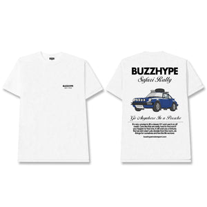 Porsche Safari in White Tee