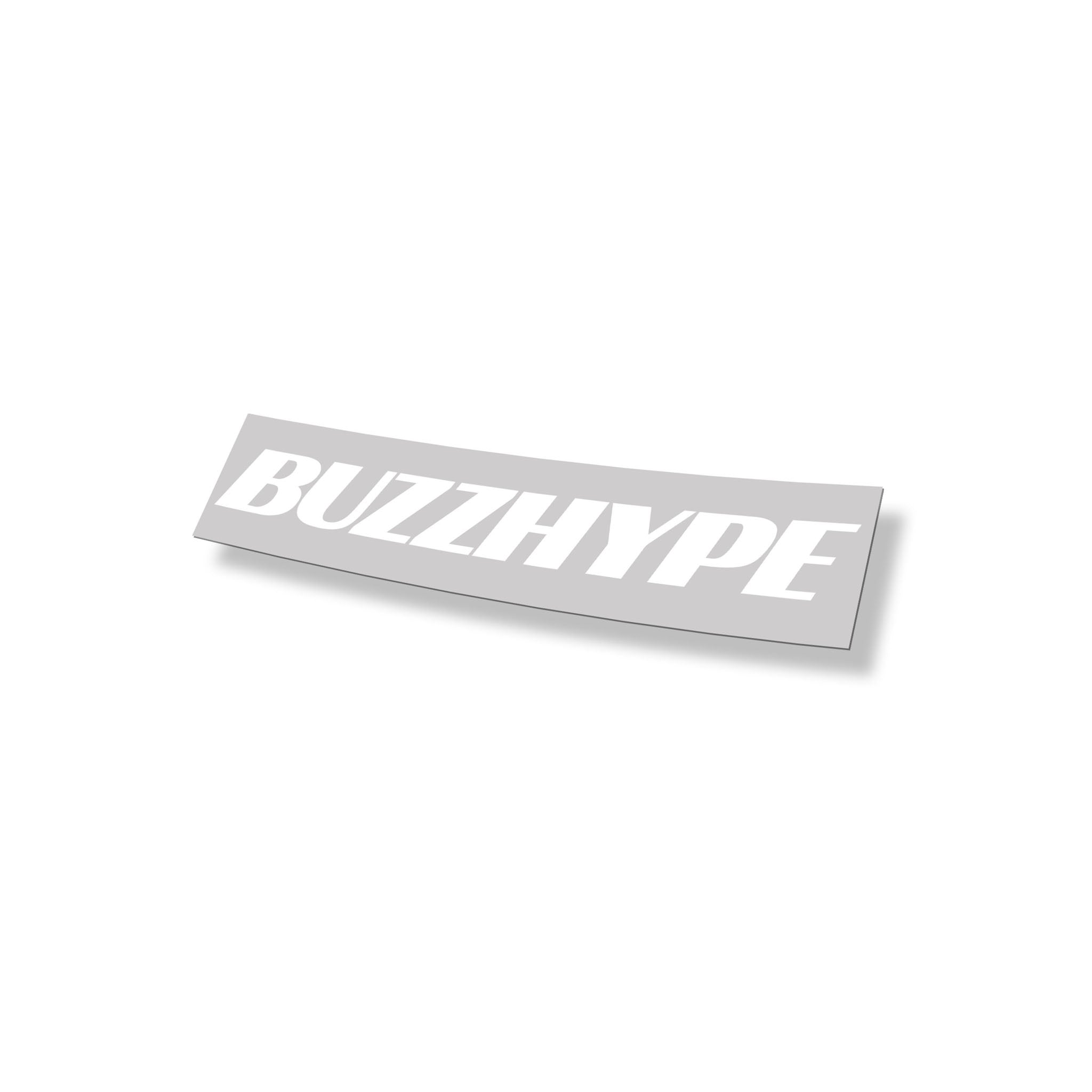 BUZZHYPE Type 1 White Sticker Large