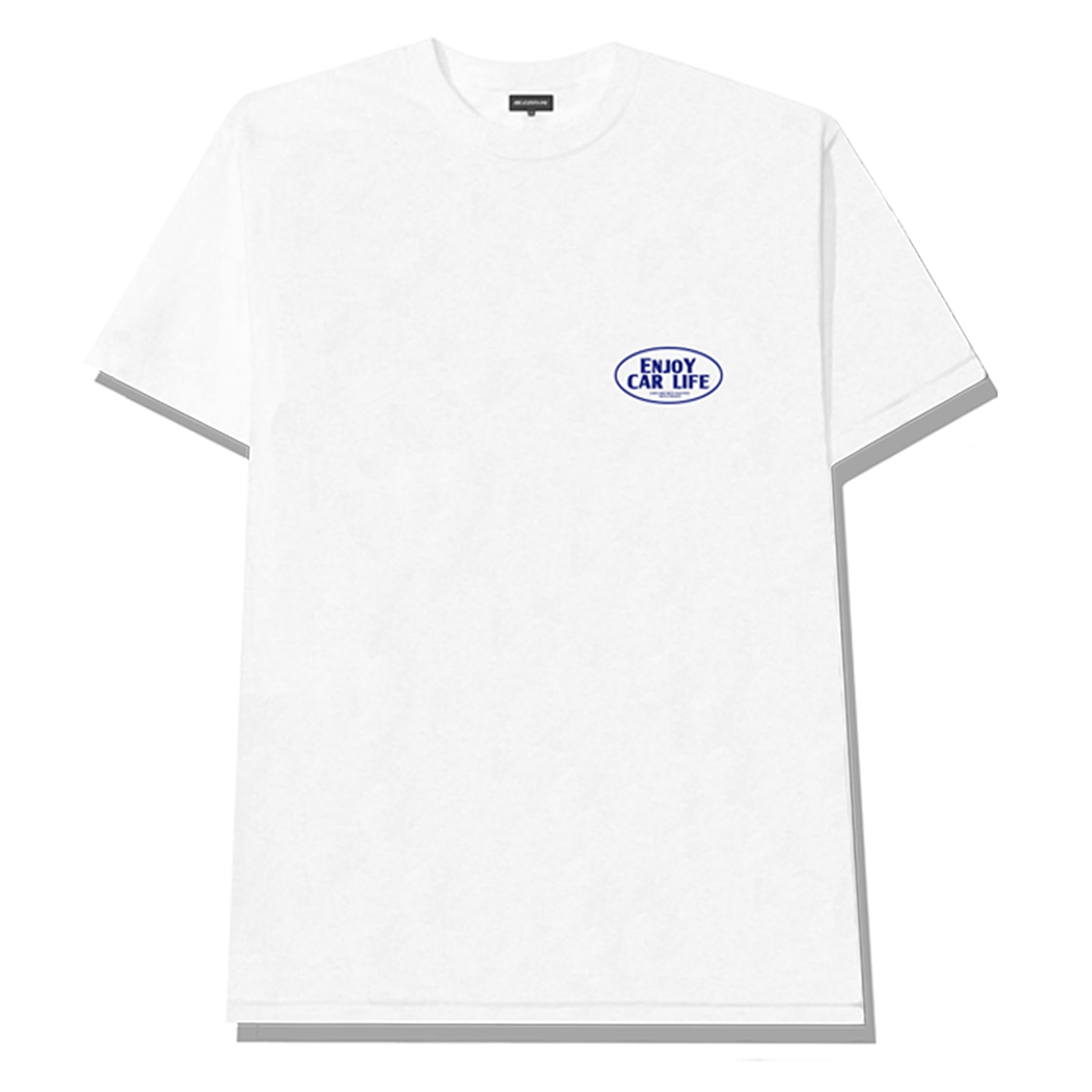 ECL in White tee